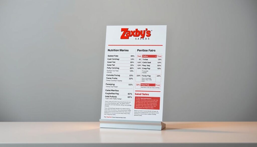 Zaxby's Salad Nutrition Information