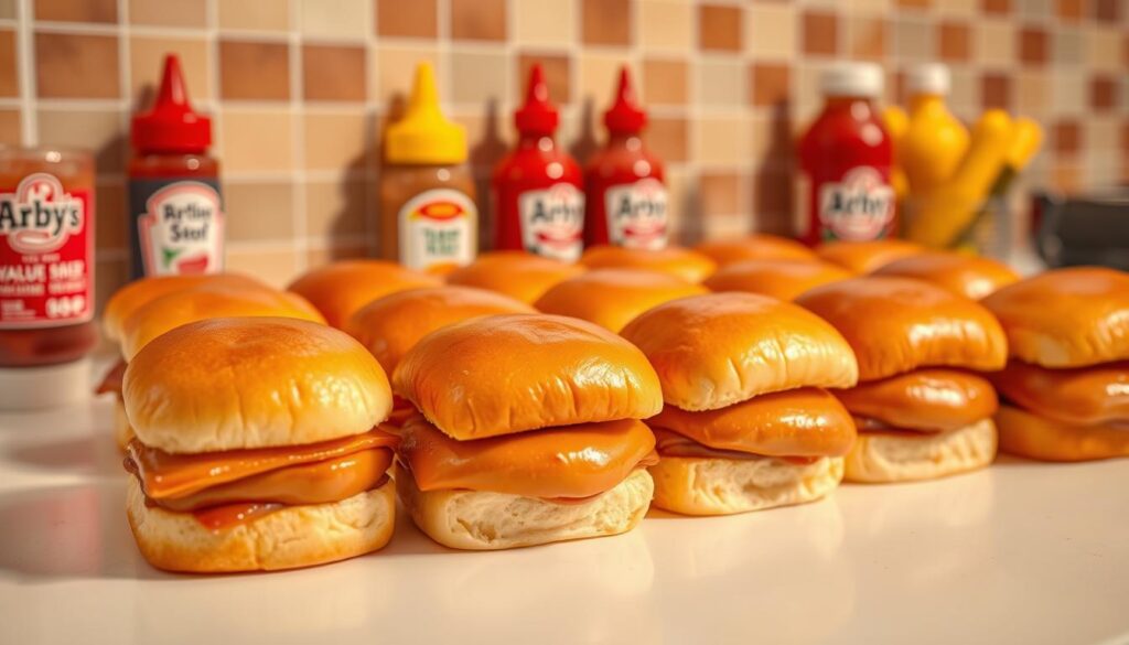 value sliders at Arby's